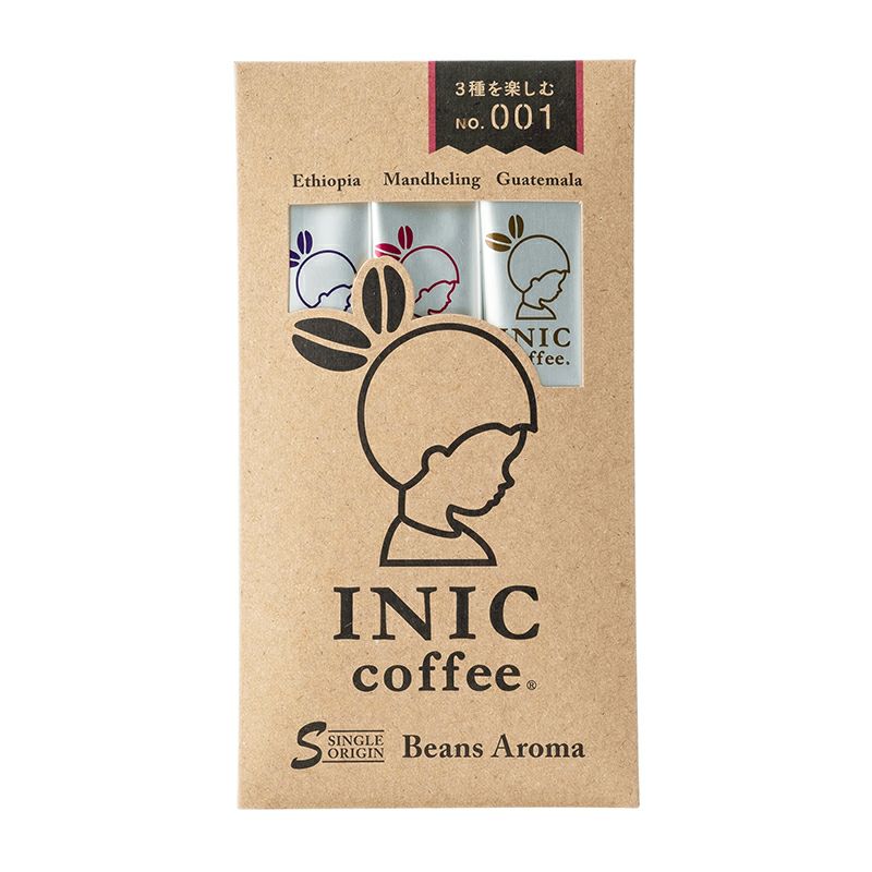 【INIC coffee】ビーンズアロマ No.1 アソート 3種類セット